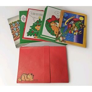 Vintage Garfield Christmas Greeting Card ‎ Jim Davis Odie Envelopes Lot Of 80